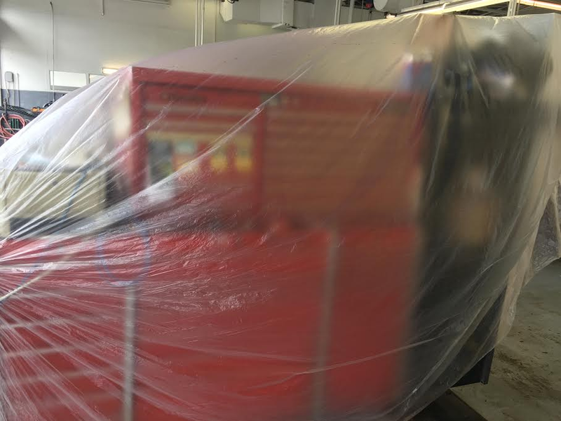 The toolbox, which Joe Schubkegel claims his former employer left covered in wet plastic all night after a rain storm. Photo credit: Joe Schubkegel